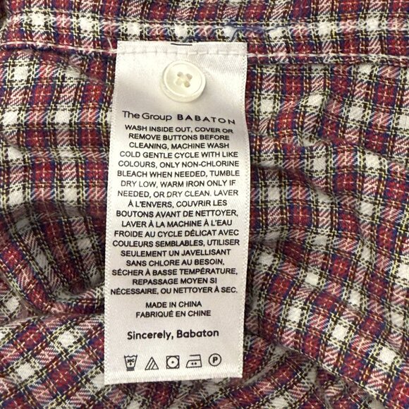 Aritzia The Group Babaton Plaid Shirt - Picture 4 of 5